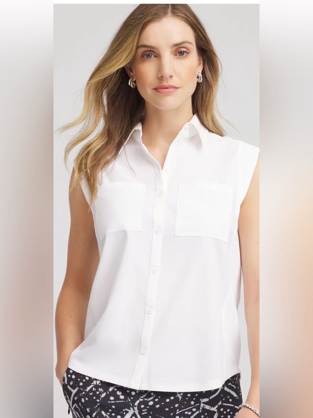 Chicos Zenergy UPF Neema Rib Sleeveless Tank - NWT - Size 6